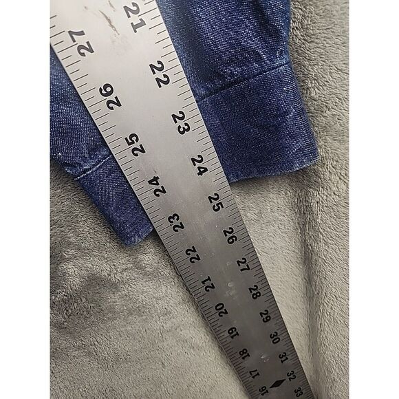 Mo Betta Mens‎ Button Shirt 16x35 Patriot US Flag Western Cowboy USA Vintage Y2k - Picture 12 of 12